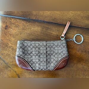 Coach Soho Signature Coin Purse Key Pouch F40601
